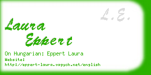 laura eppert business card